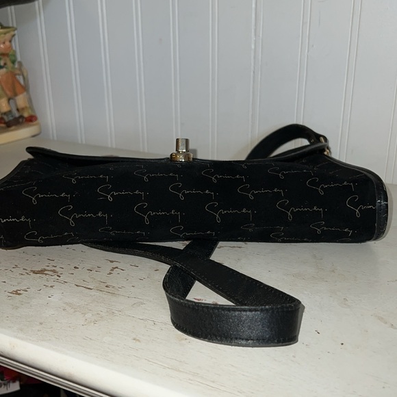 Vintage SAC Givenchy black suede signature purse - Picture 11 of 13